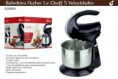 Batedeira Fischer Le Cheff 5 Velocidades 0664